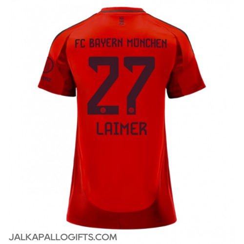 Bayern Munich Konrad Laimer #27 Kotipaita Naiset 2024-25 Lyhythihainen